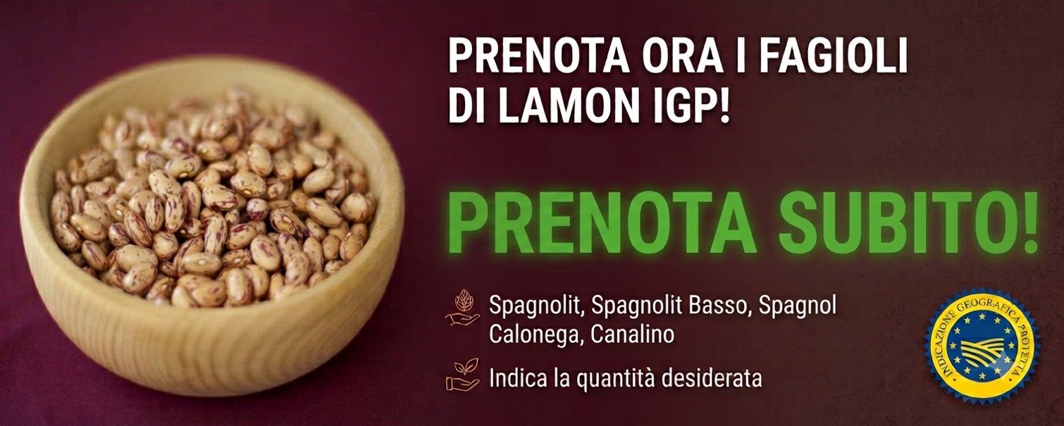 Prenota subito il Fagiolo di Lamon IGP